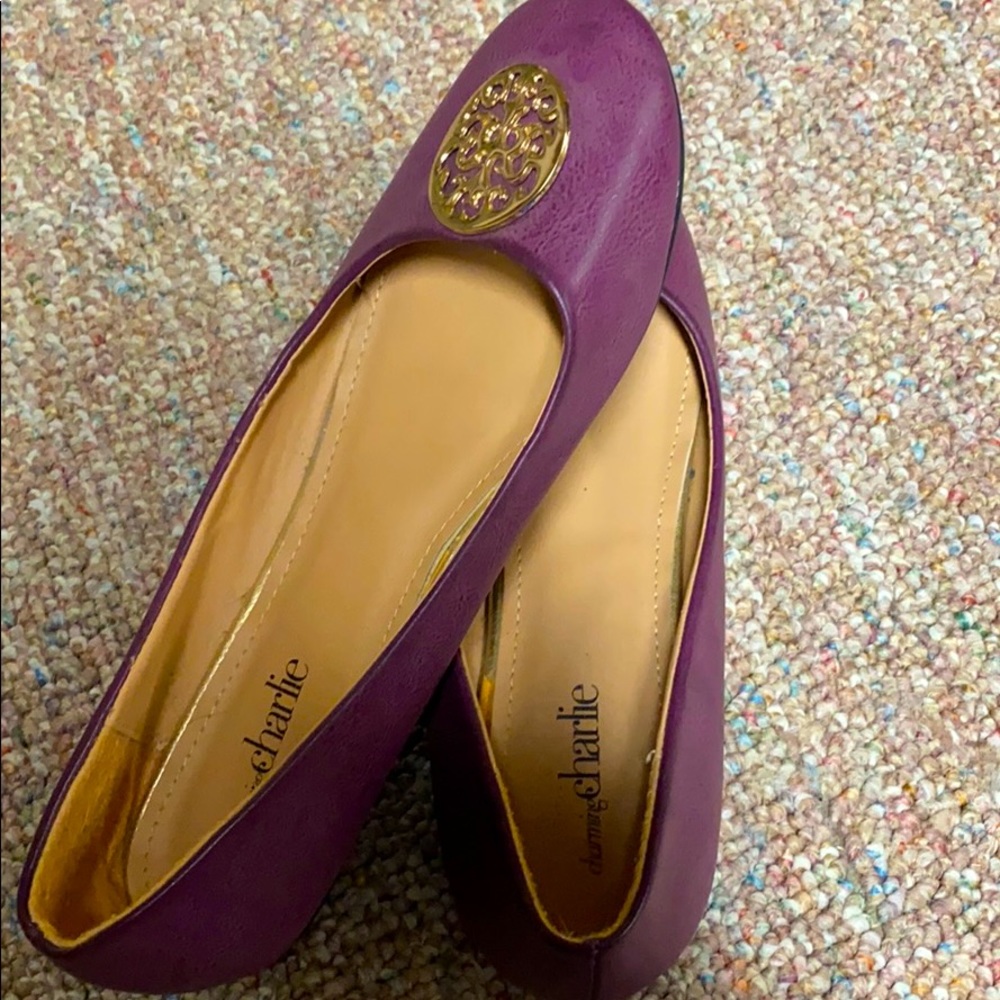 Purple flats